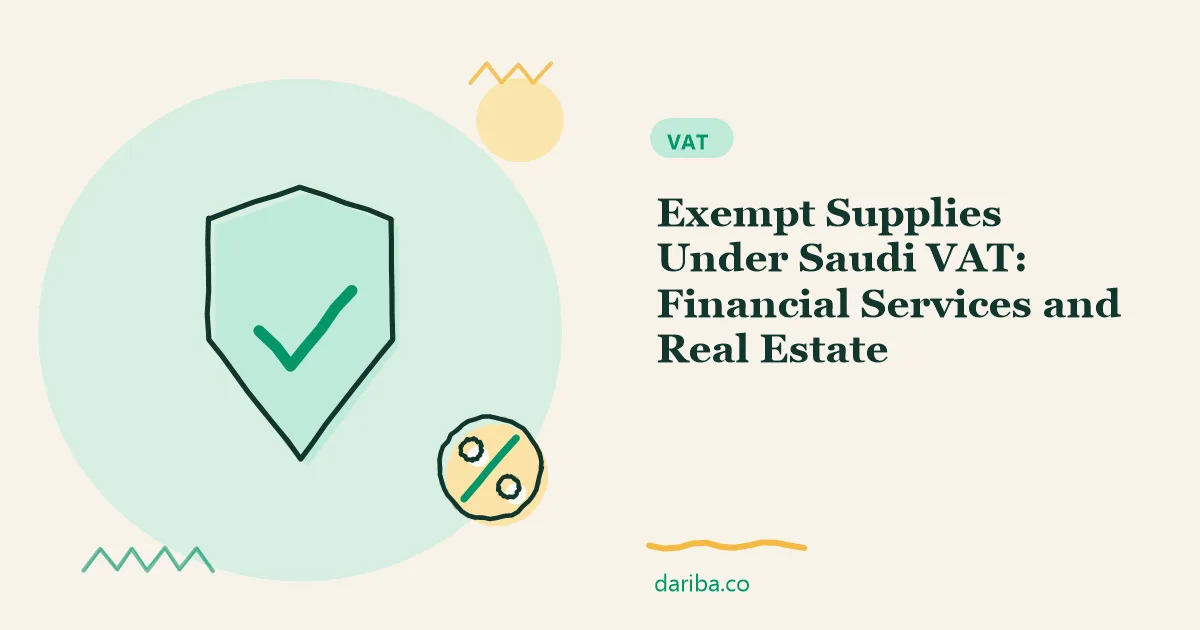 Exempt supplies: Exempt Supplies Under Saudi VAT | dariba.co