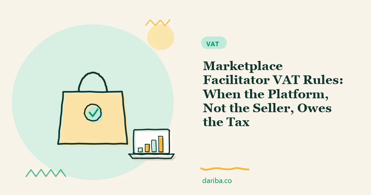Marketplace facilitator: Marketplace Facilitator VAT Rules | dariba.co