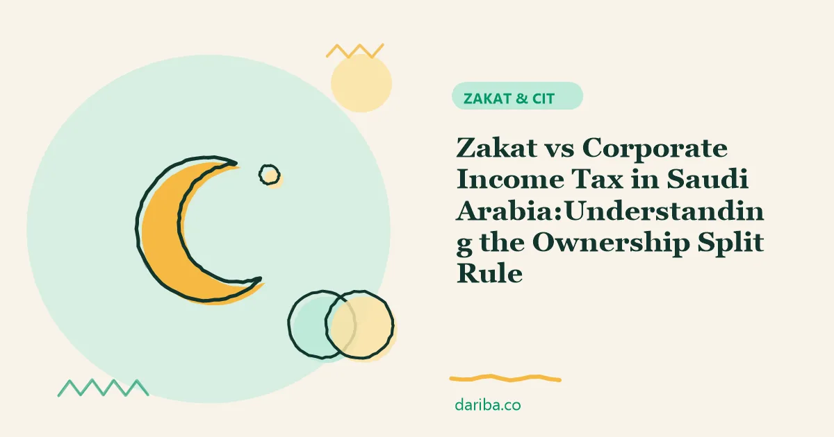 Ownership: Zakat vs Corporate Income Tax in Saudi Arabia | dariba.co