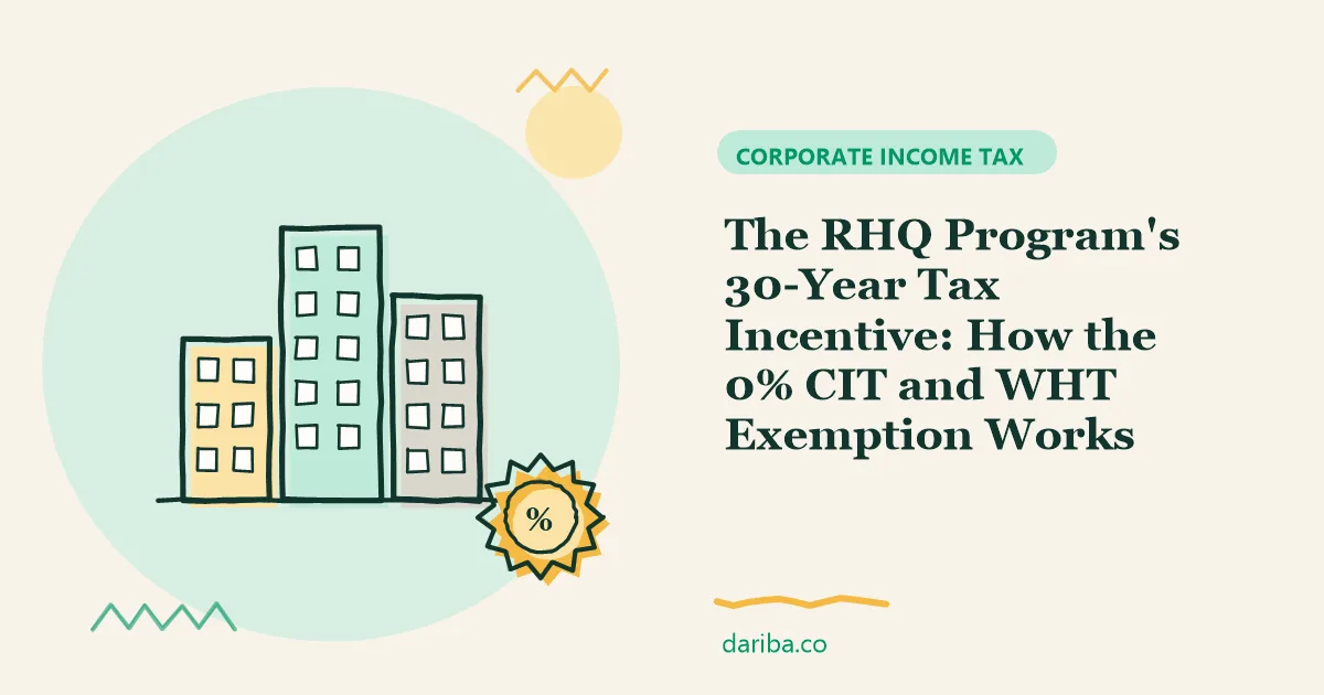 RHQ tax incentive: The RHQ Program's 30-Year Tax Incentive | dariba.co