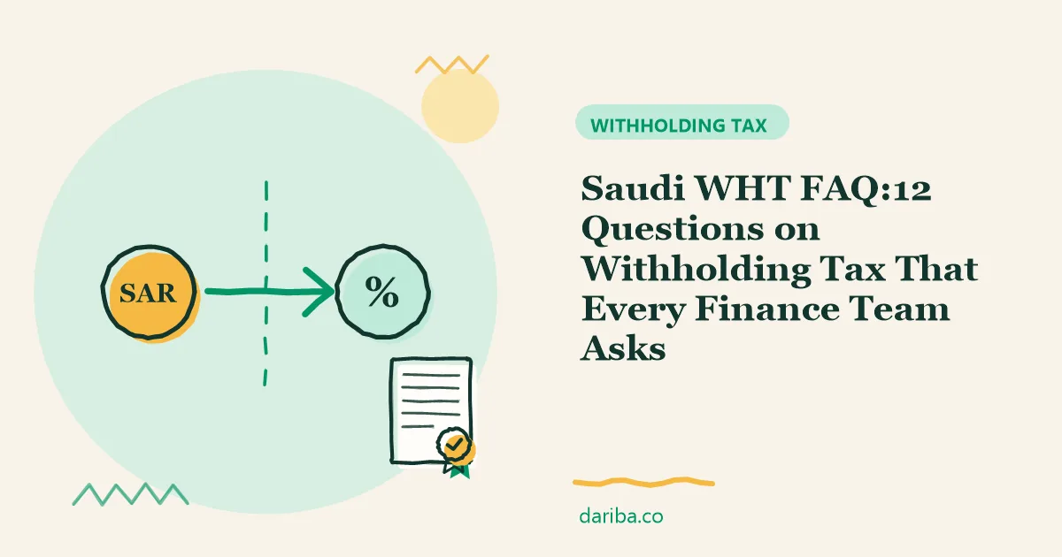Saudi WHT: Saudi WHT FAQ | dariba.co