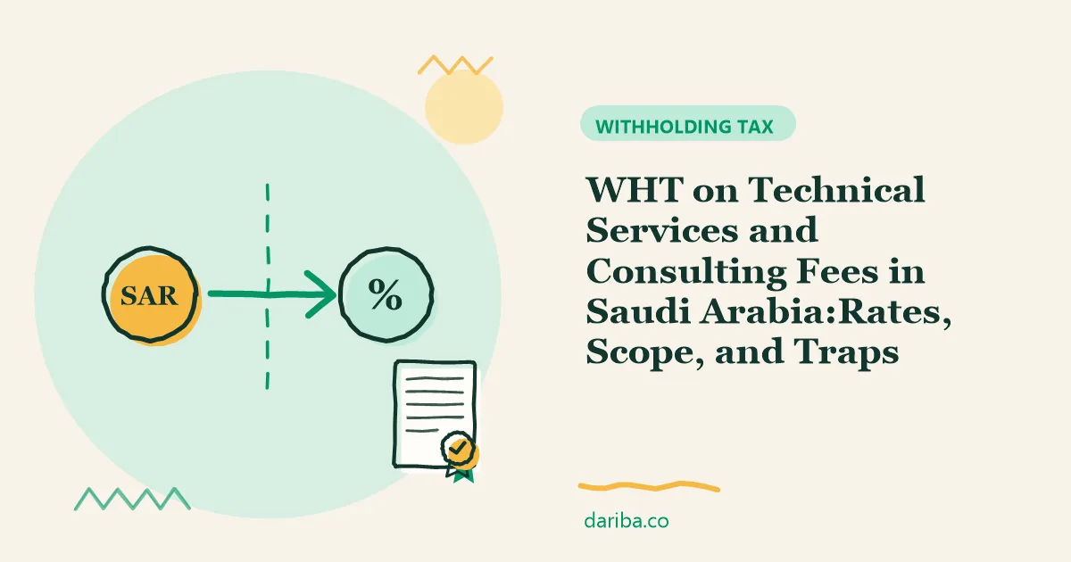 WHT on technical services: WHT on Technical Services and Consulting Fees in Saudi Arabia | dariba.co